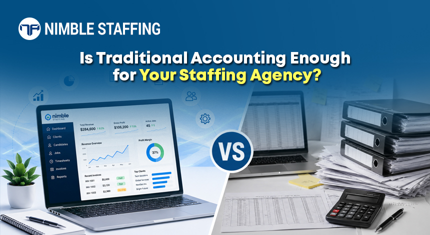 staffing accounting software comparison between Nimble Staffing and traditional accounting software